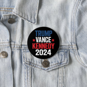 トランプ ヴァンス ケネディ 大統領 2024年 選挙 缶バッジ