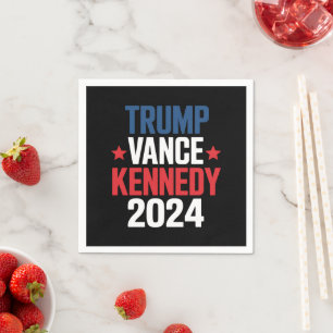 トランプ ヴァンス ケネディ 大統領 2024 選挙 スタンダードカクテルナプキン