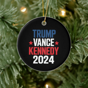 トランプ ヴァンス ケネディ 大統領 2024 選挙 セラミックオーナメント