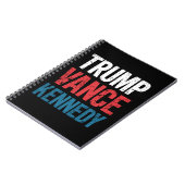 トランプ ヴァンス ケネディ 2024年 選挙 ノートブック (左側)
