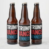 トランプ ヴァンス ケネディ 2024年 選挙 ビールラベル (ボトル)