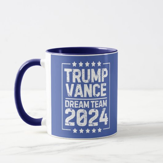 トランプ・ヴァンス：ドリームチーム2024 マグカップ (左)