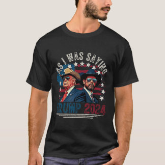 トランプ ヴァンス ヴィンテージ トランプ 2025 私が言っていたように 面白い Tシャツ