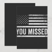 トランプ ヴァンス 選挙 ダサいクリスマススウェター 招待状 (正面/裏面)