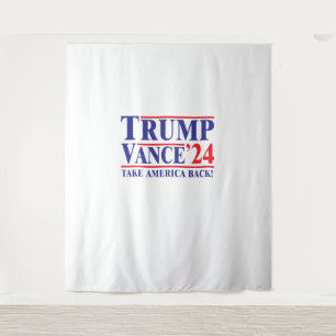 トランプ ヴァンス 2024 "アメリカを取り戻せ" タペストリー