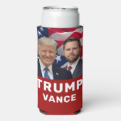 トランプ ヴァンス 2024  スリム缶クーラー (Seltzer裏面)
