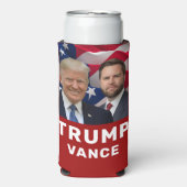 トランプ ヴァンス 2024  スリム缶クーラー (Seltzer正面)