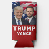 トランプ ヴァンス 2024  スリム缶クーラー (裏面)