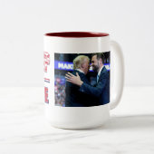 トランプ ヴァンス 2024 ツートーンマグカップ (正面右)