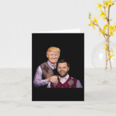 トランプ ヴァンス 2024 ブラザーズ 面白パロディ トランプ J.D. カード (黄色い花)