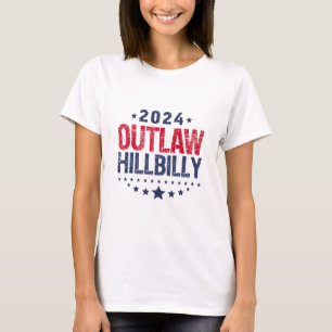 トランプ ヴァンス 2024 不法山師 アメリカ国旗 Tシャツ