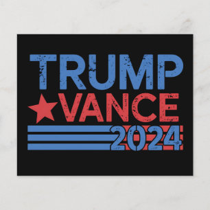 トランプ ヴァンス 2024 大統領 47 アメリカ レトロ チラシ