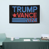 トランプ ヴァンス 2024 大統領 47 アメリカ レトロ 横断幕 (トレードショー)