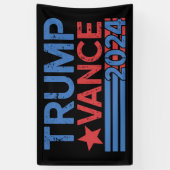 トランプ ヴァンス 2024 大統領 47 アメリカ レトロ 横断幕 (縦)