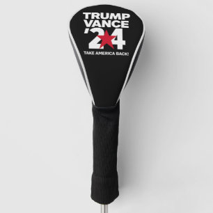 トランプ ヴァンス 2024 投票 トランプ 2024 選挙 ゴルフヘッドカバー