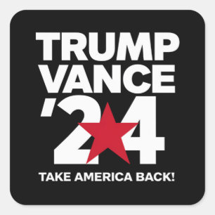トランプ ヴァンス 2024 投票 トランプ 2024 選挙 スクエアシール