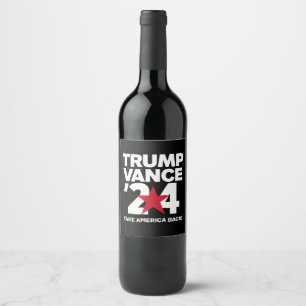 トランプ ヴァンス 2024 投票 トランプ 2024 選挙 ワインラベル