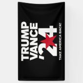 トランプ ヴァンス 2024 投票 トランプ 2024 選挙 横断幕 (縦)