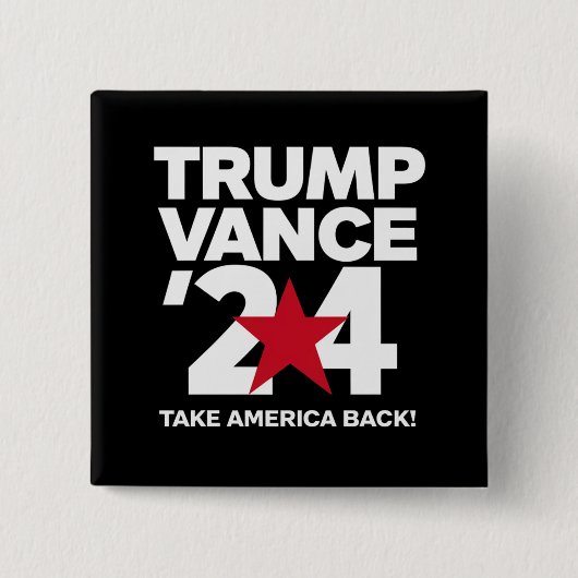 トランプ ヴァンス 2024 投票 トランプ 2024 選挙 缶バッジ (正面)