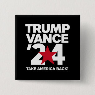 トランプ ヴァンス 2024 投票 トランプ 2024 選挙 缶バッジ