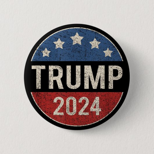 トランプ ヴァンス 2024 選挙 缶バッジ (正面)