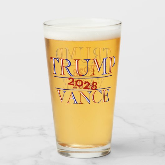 トランプ ヴァンス 2024 - 2028？ タンブラーグラス (ドリンク正面)