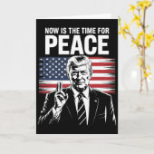 トランプ - 今こそ平和の時だ カード (黄色い花)