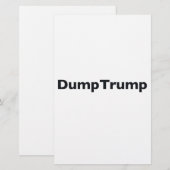 トランプ 便箋 (正面/裏面)