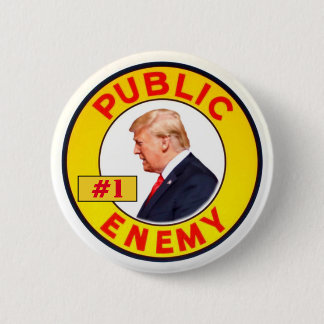 トランプ：公共敵#1 缶バッジ