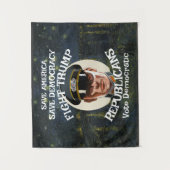 トランプ 共和党 引退 結婚式 WH タペストリー (正面)