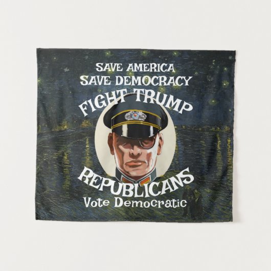 トランプ 共和党 引退 結婚式 WH タペストリー (正面(横))