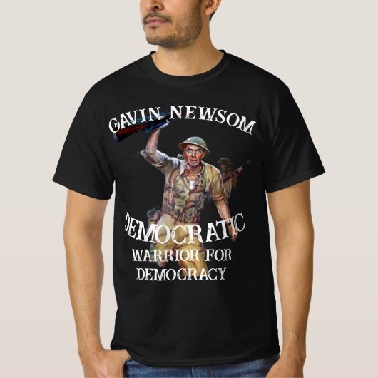 トランプ 共和党 選挙 2026 2027 ガビン・ニューサム Tシャツ (正面)