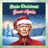 トランプ – 再びクリスマスを作素晴らしる ウィンドウサイン (シート3)