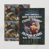 トランプ 出欠カード (正面/裏面)