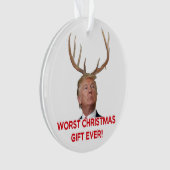 トランプ、史上最悪のクリスマスプレゼント！ オーナメント (正面)