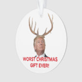 トランプ、史上最悪のクリスマスプレゼント！ オーナメント (正面)