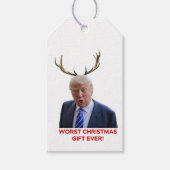 トランプ、史上最悪のクリスマスプレゼント! ギフトタグ (正面)