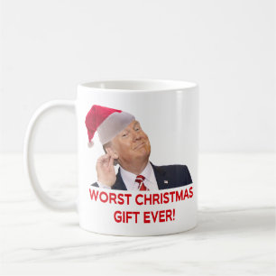 トランプ、史上最悪のクリスマスプレゼント！ コーヒーマグカップ