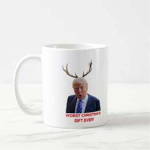 トランプ、史上最悪のクリスマスプレゼント！ コーヒーマグカップ