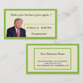 トランプ 名刺 (正面/裏面)