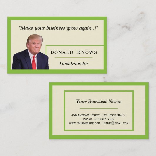 トランプ 名刺 (正面/裏面)
