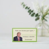 トランプ 名刺 (スタンド正面)