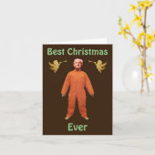 トランプ 囚人 グリーティング カード (黄色い花)