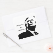 トランプ/建設的でない/破壊的ステッカー スクエアシール (封筒)
