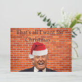 トランプ、彼が欲しいのは彼の壁だけだ シーズンカード (スタンド正面)