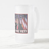 トランプ·恋しく思ミー大統領 フロストグラスビールジョッキ (正面右)