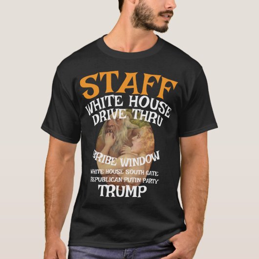 トランプ 戦争犯罪人 殺人 犯罪者 ペンデホ Tシャツ (正面)