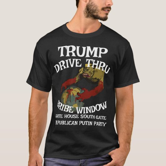 トランプ 戦争犯罪人 犯罪 殺人 キラー ペンデホ Tシャツ (正面)