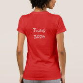 トランプ – 戦闘ピエロ Tシャツ (裏面)