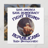 トランプ 招待状 (正面/裏面)